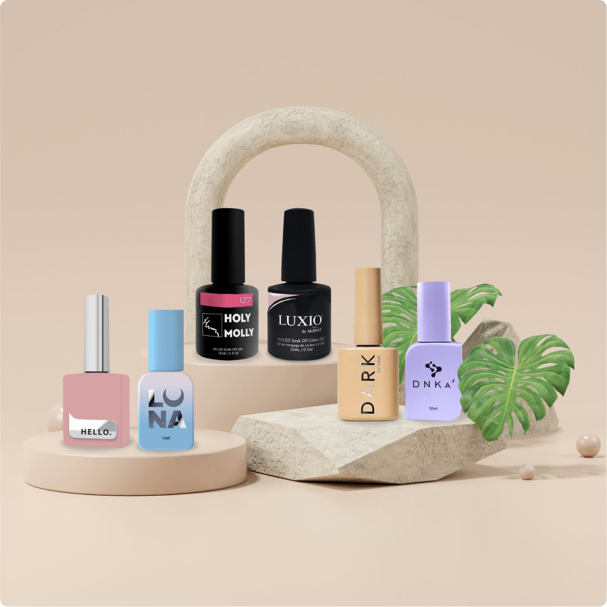 Gel nail polish colors