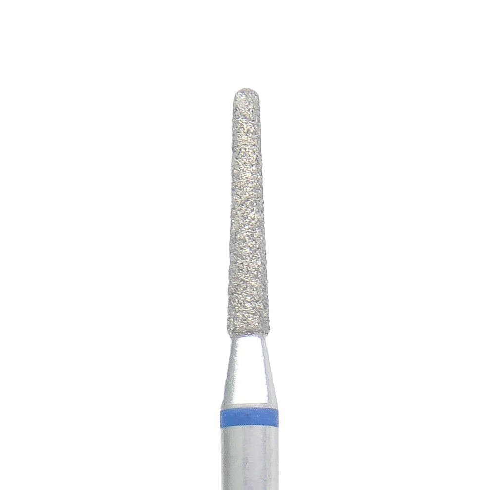 Diamond Nail Drill Bit Blue Rounded Cone 1.8-10M (#116)- KMIZ