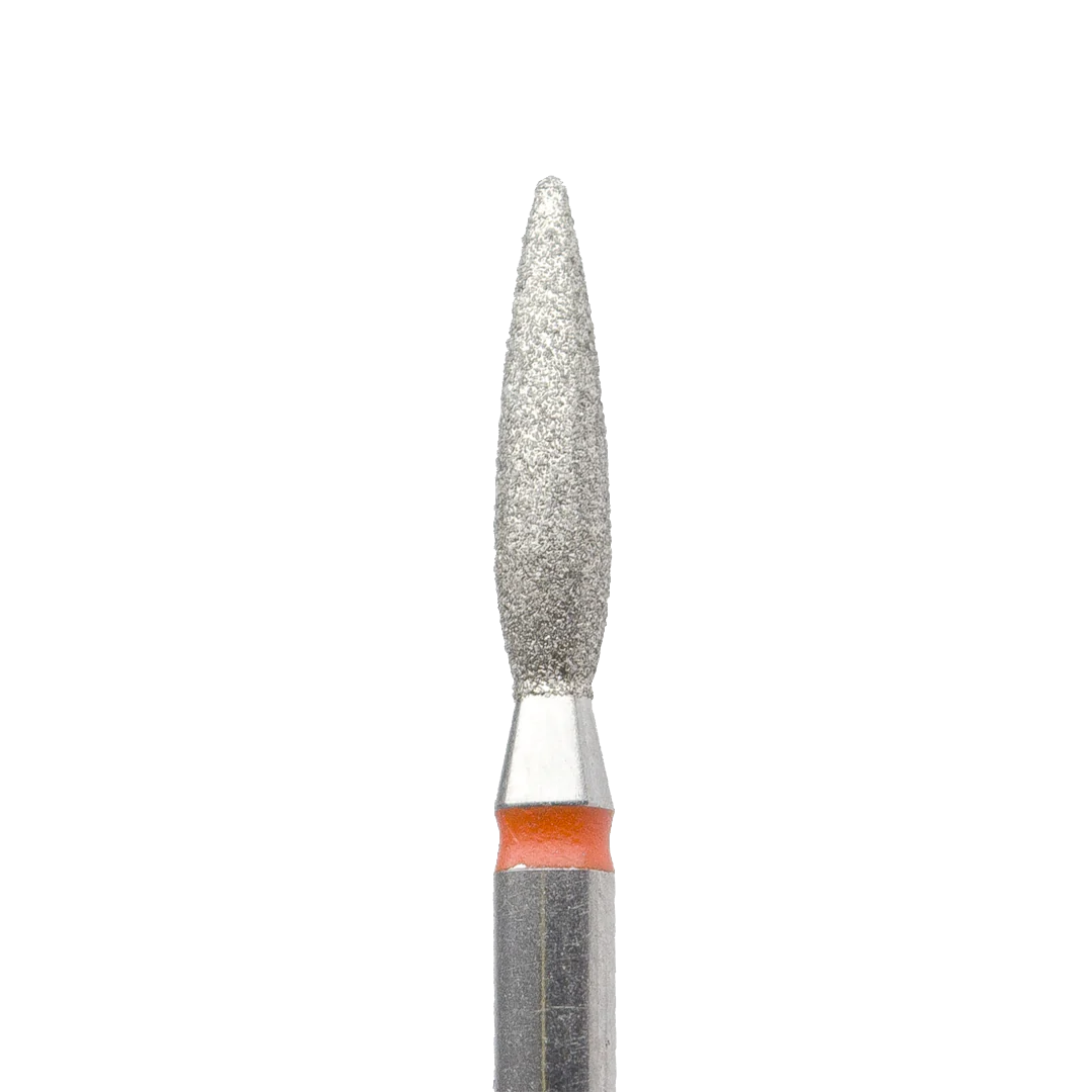 Diamond Nail Drill Bit Red Flame 2.3-10F (#103) - KMIZ