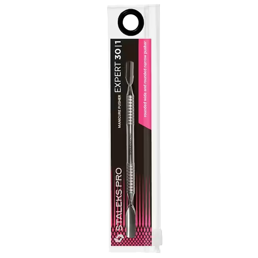 STALEKS PRO EXPERT 30/1 CUTICLE PUSHER (ROUNDED BROAD PUSHER AND ROUNDED PUSHER) PE-30/1- STALEKS™