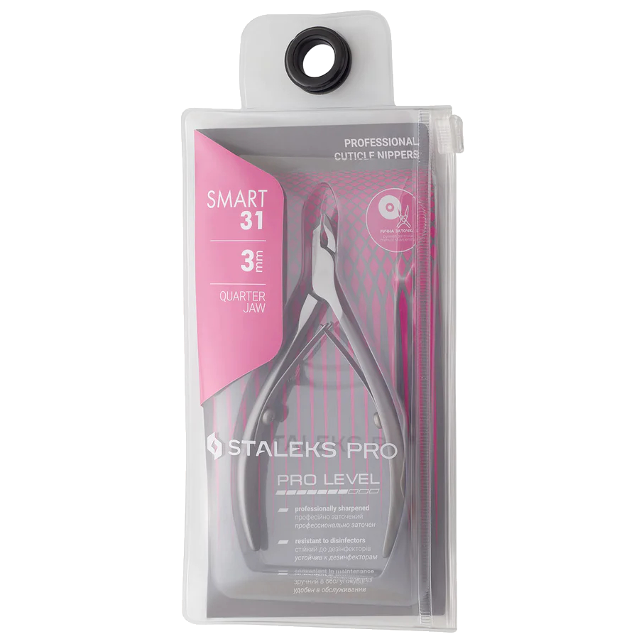 STALEKS Pro Smart 31 Professional Cuticle Nippers 3 mm Ns-31-3