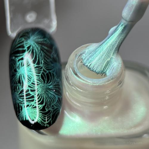 DARK Stamping Polish Green Chameleon #47, 10ml
