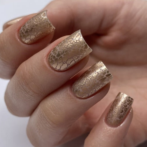 DARK Stamping Polish White Gold Metallic #21, 10ml