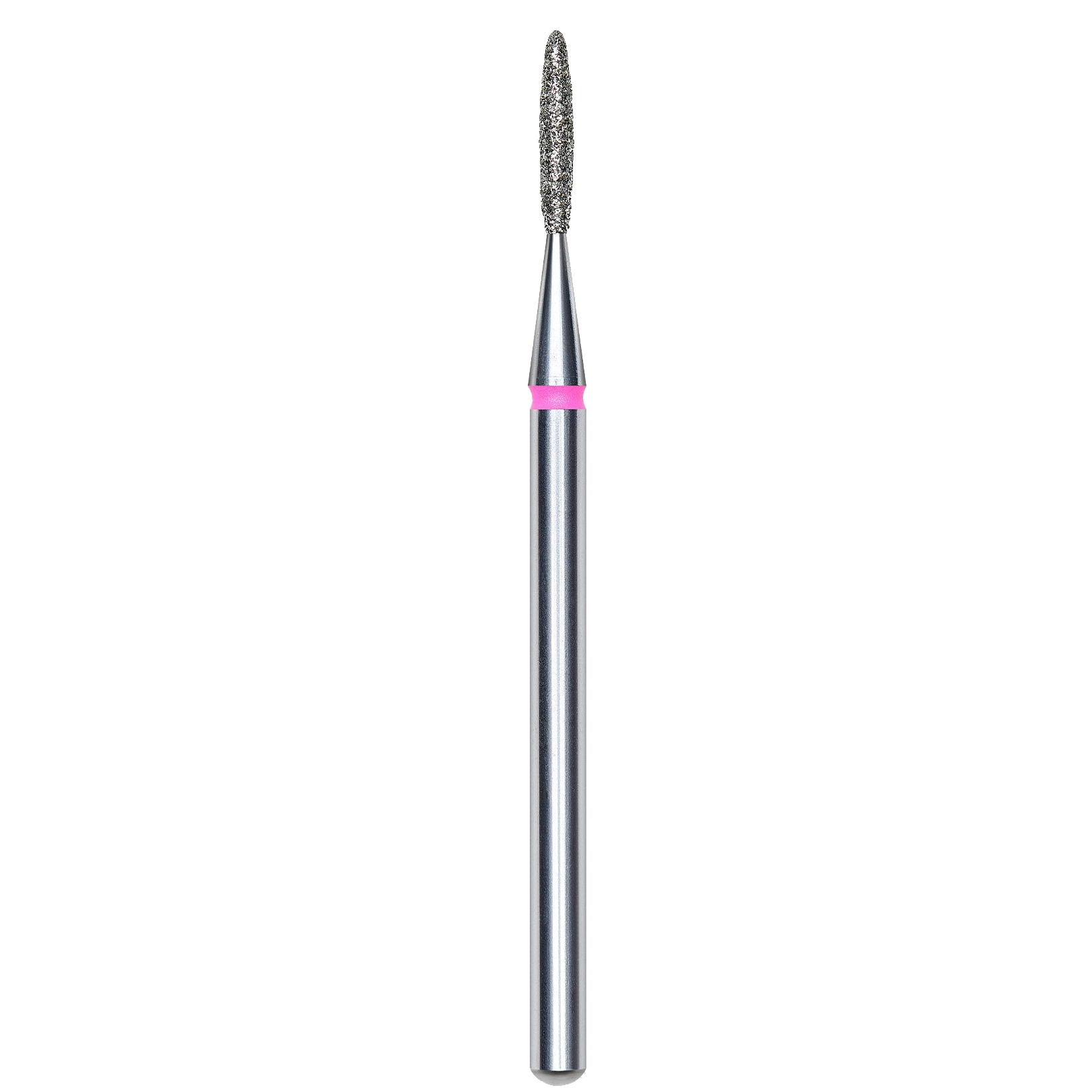 DIAMOND NAIL DRILL BIT, "FLAME", RED, HEAD DIAMETER 1.4/8MM (FA10R014/8) - STALEKS™