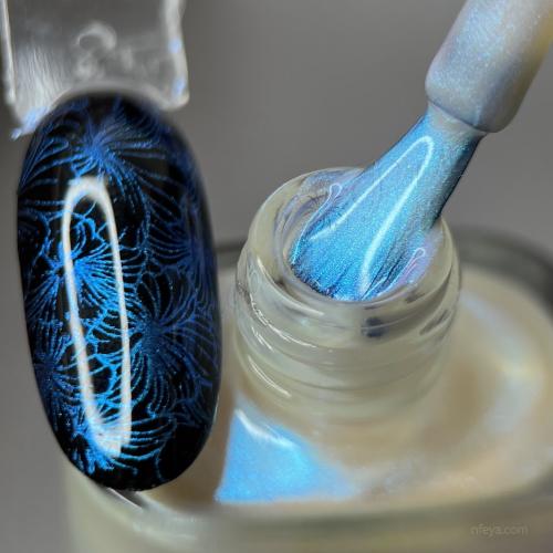 DARK Stamping Polish Blue Chameleon #46, 10ml