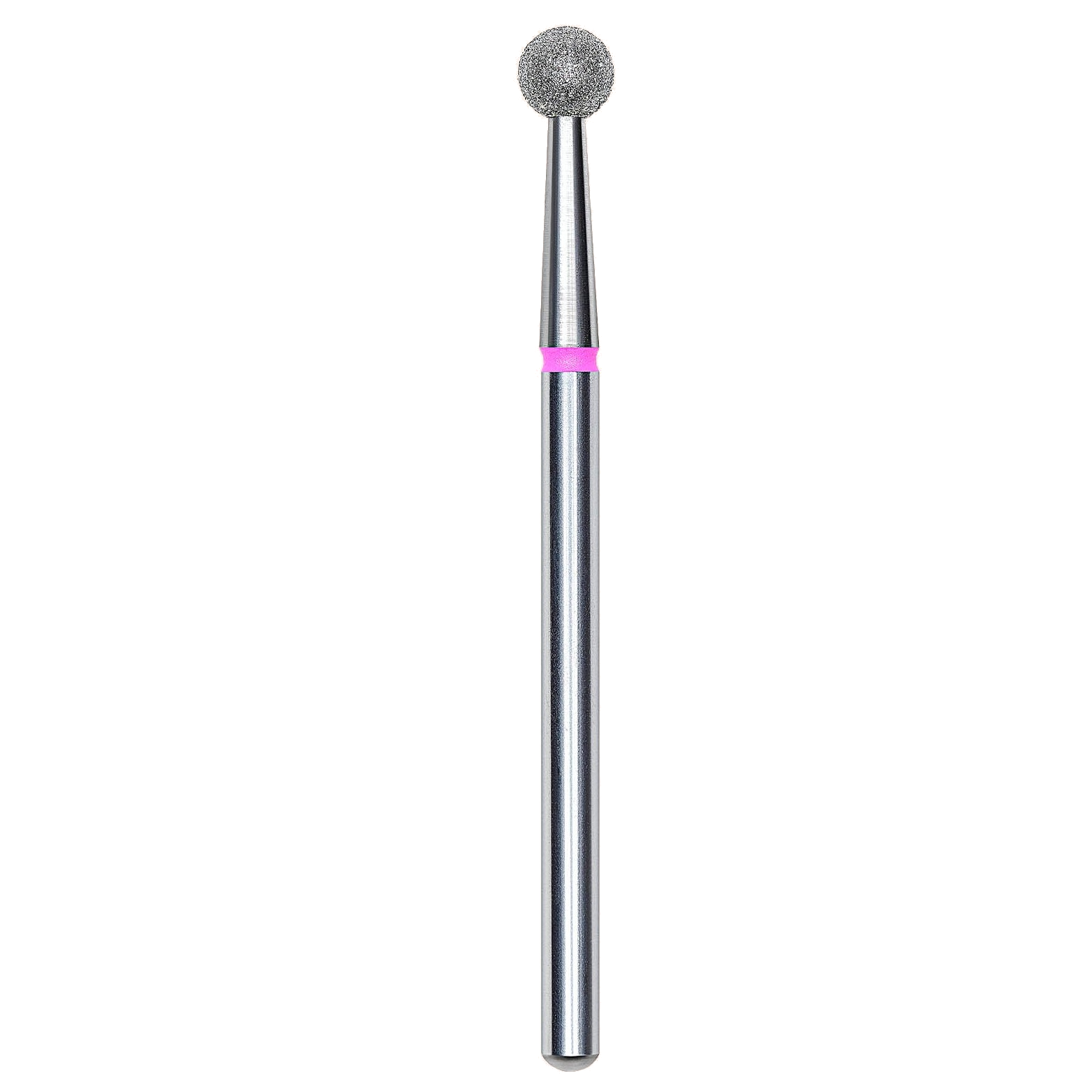 DIAMOND NAIL DRILL BIT, "BALL", RED, HEAD DIAMETER 4MM (FA01R040) - STALEKS™