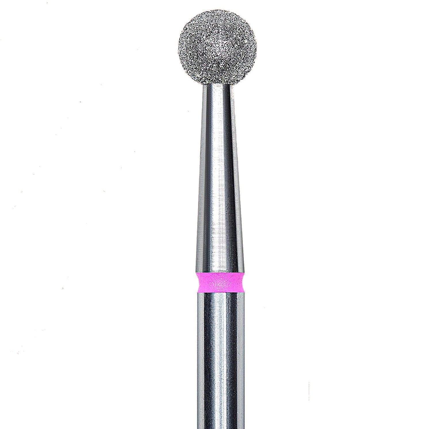 DIAMOND NAIL DRILL BIT, "BALL", RED, HEAD DIAMETER 4MM (FA01R040) - STALEKS™