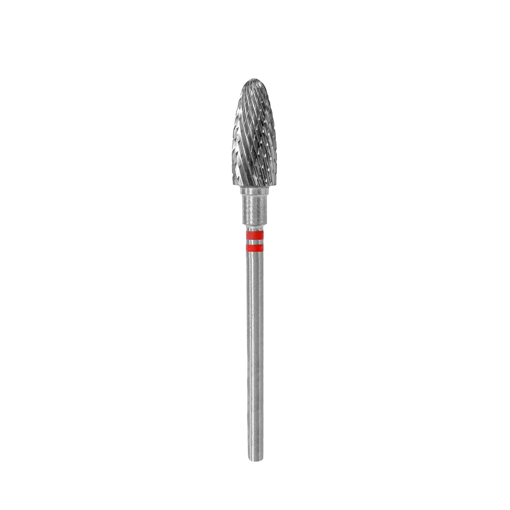 LEFT HANDED CARBIDE NAIL DRILL BIT, "CORN", RED, HEAD DIAMETER 6/14MM (FT91R060/14) #317 - STALEKS™