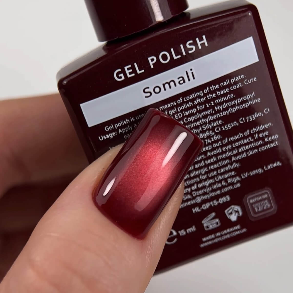 HEYLOVE - Gel Polish "Somali", 15ml