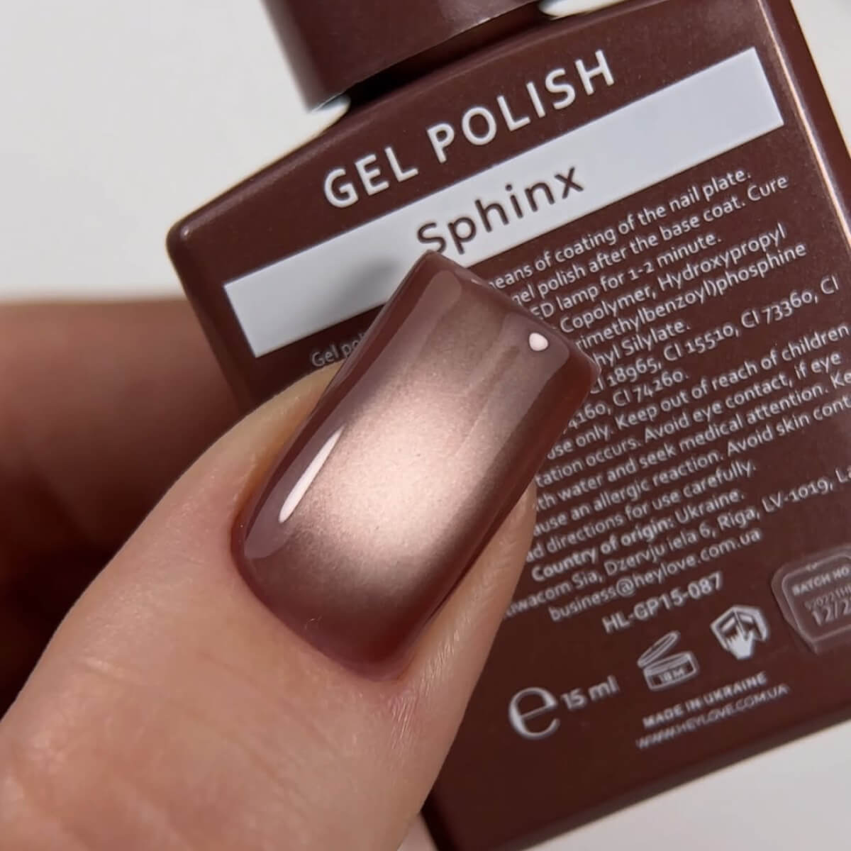 HEYLOVE - Gel Polish "Sphinx", 15ml
