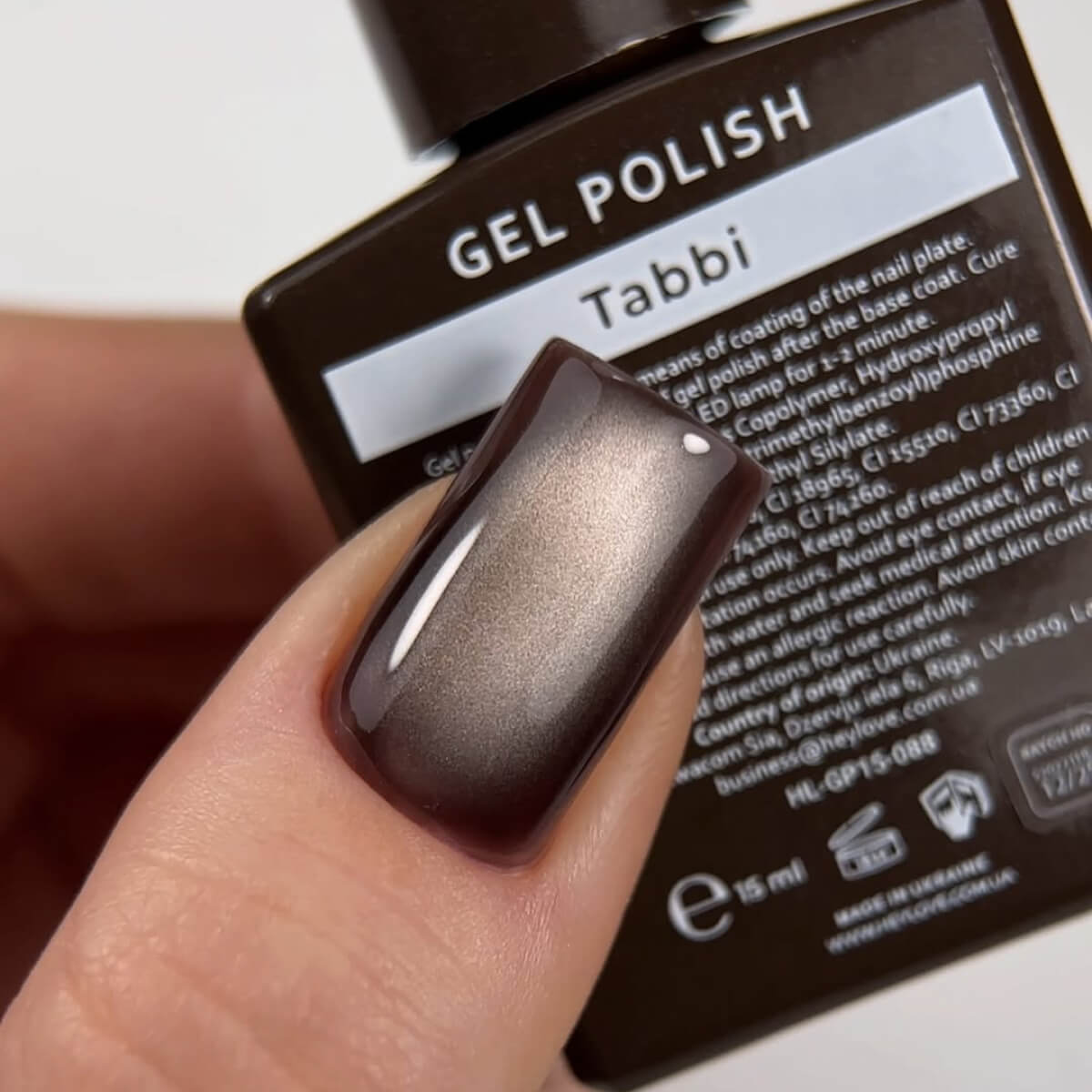 HEYLOVE - Gel Polish "Tabbi", 15ml