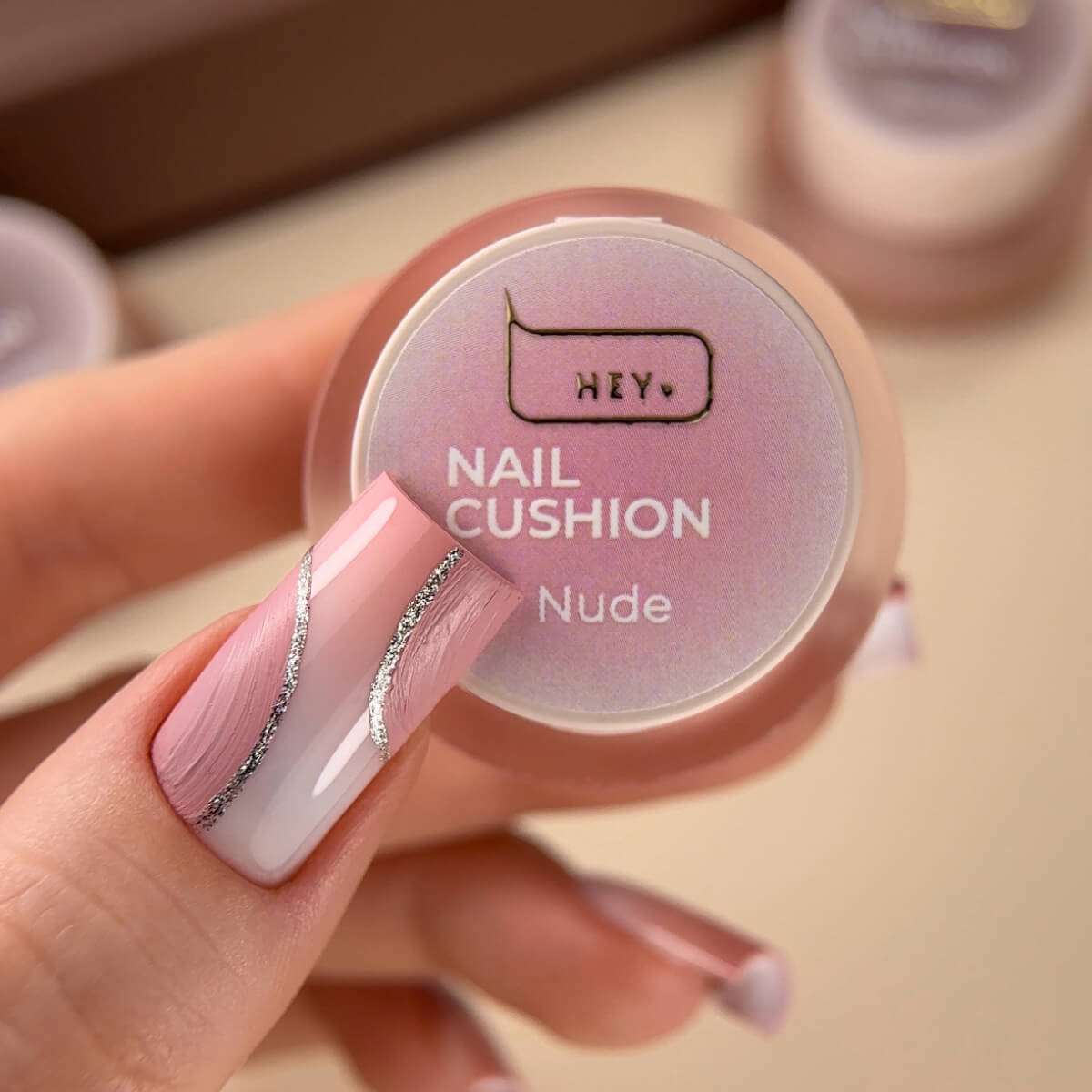 HEYLOVE - Nail Cushion Set White, 6pcs