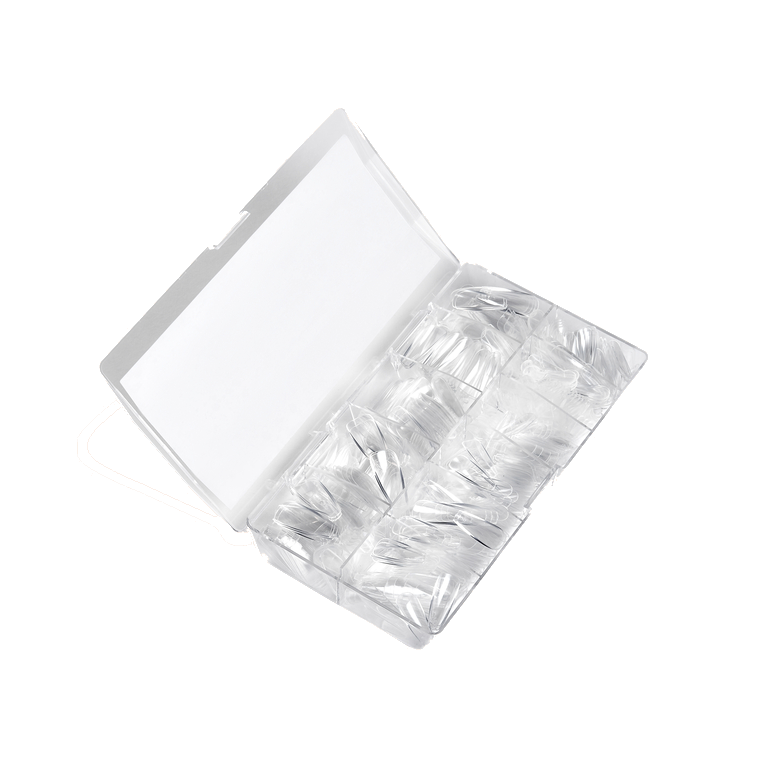 SOFT GEL TIPS COFFIN MEDIUM (500 PCS) -HELLO™