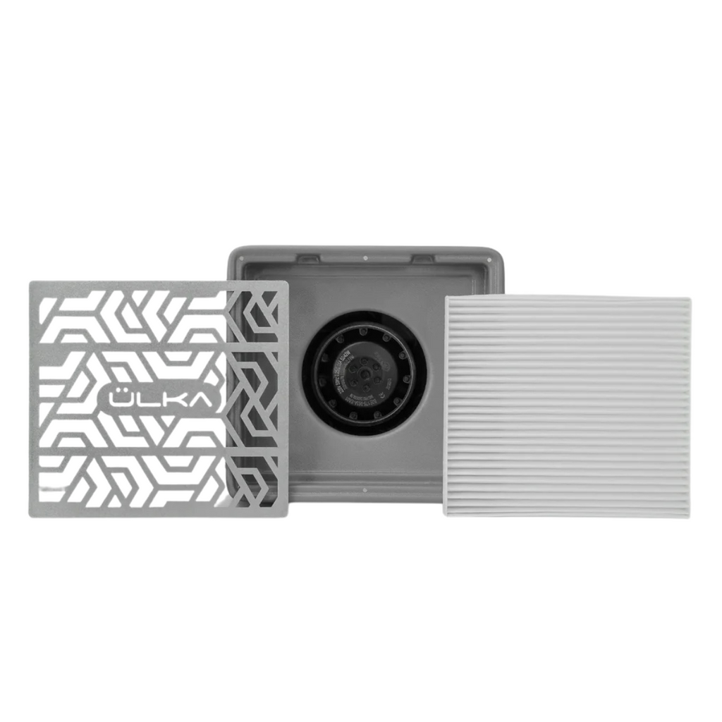 ULKA Premium Gray Desktop Nail Dust Collector