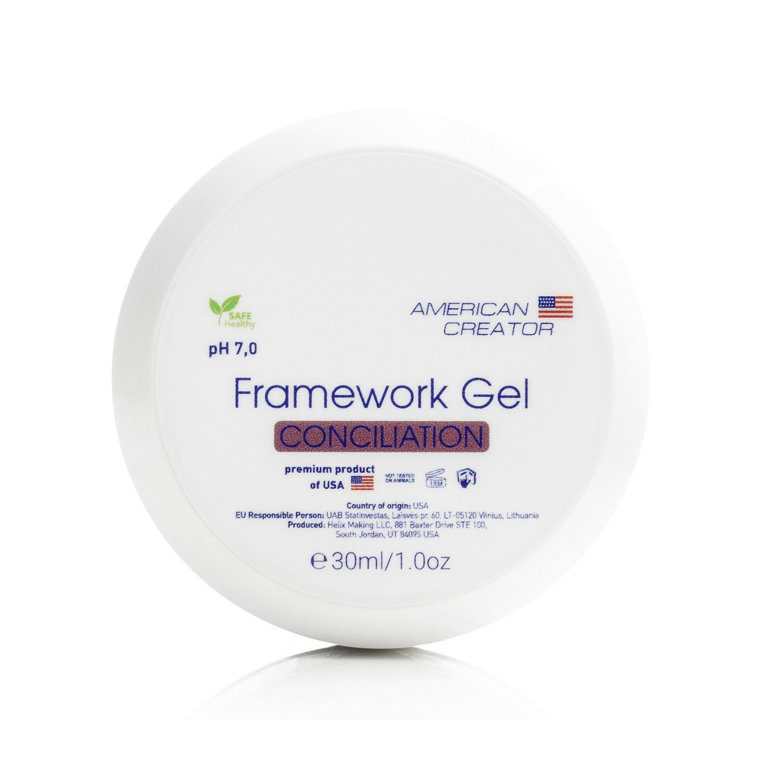 American Creator - Framework Gel Conciliation (Pink), 30ml