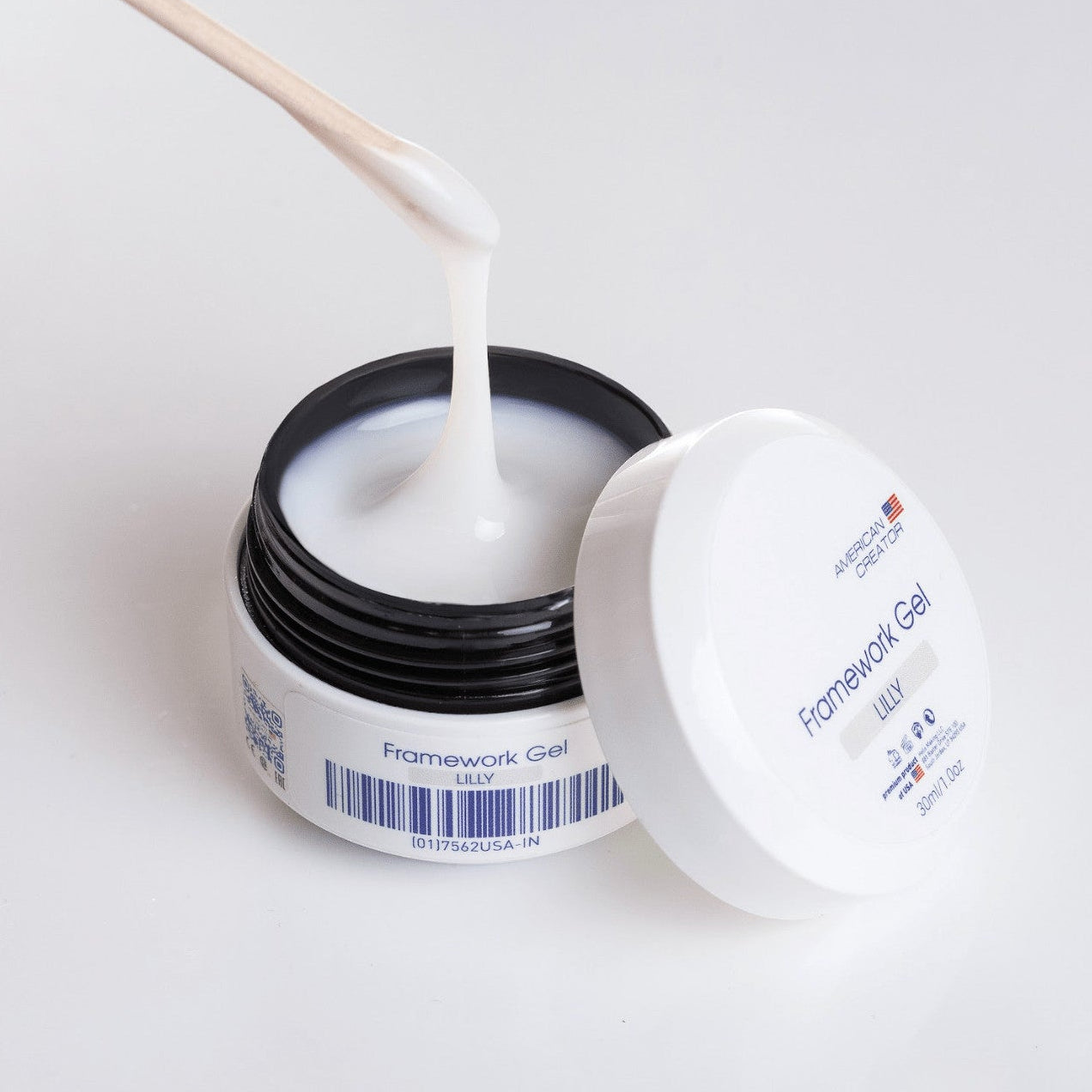 American Creator - Framework Gel Lilly (White), 30ml