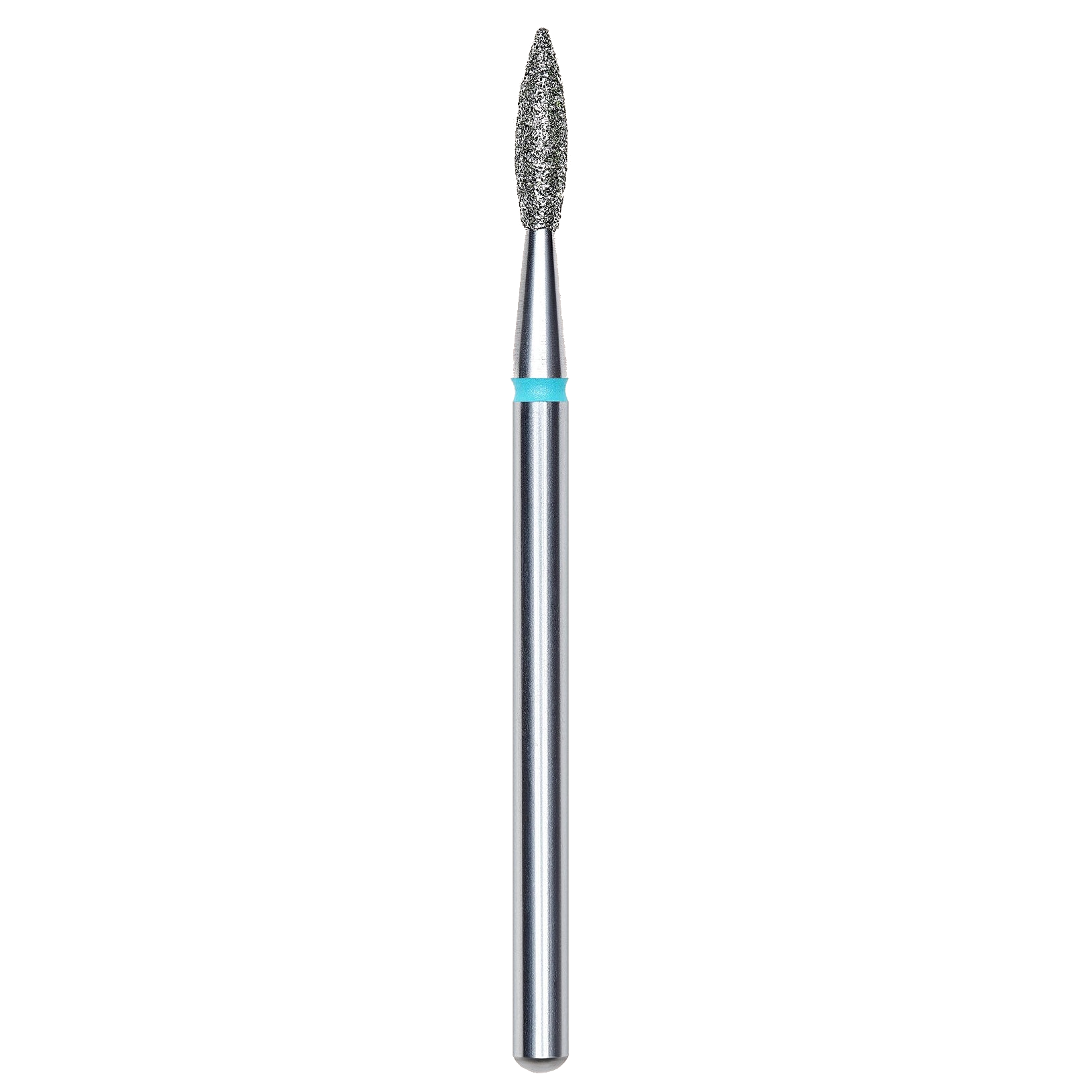 DIAMOND NAIL DRILL BIT, "FLAME", BLUE, HEAD DIAMETER 2.1/8MM (FA11B021/8) - STALEKS™