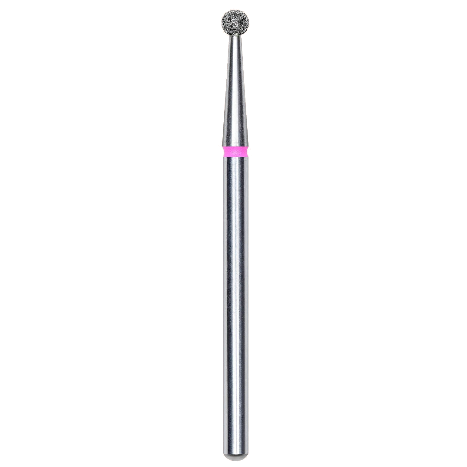 DIAMOND NAIL DRILL BIT, "BALL", RED, HEAD DIAMETER 2.7MM (FA01R027) - STALEKS™