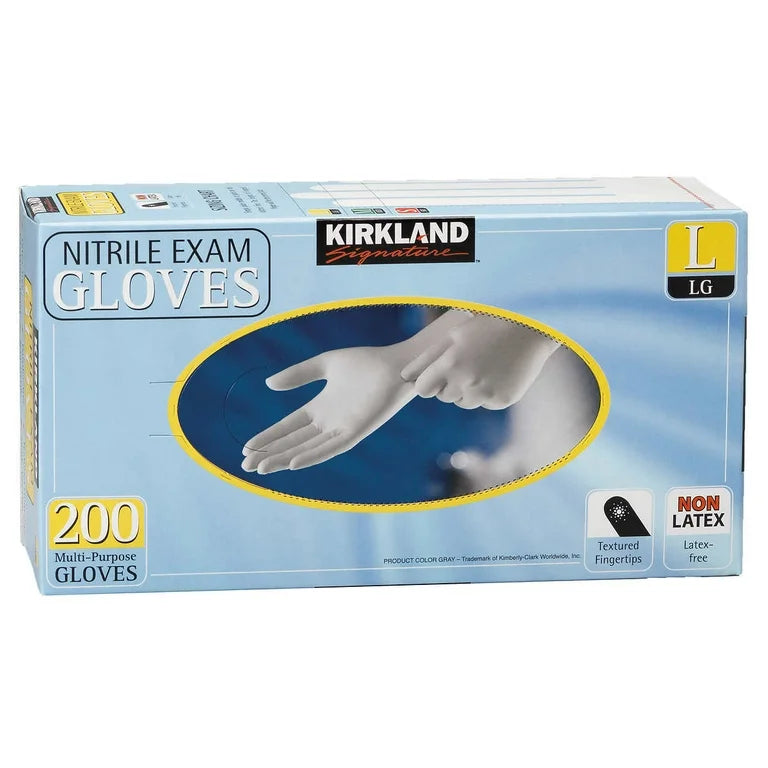 NITRILE BLUE GLOVES (200 pcs)