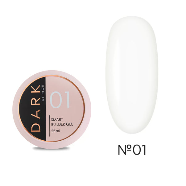 DARK - Smart Builder Gel #01 (Clear), 15ml and 22ml