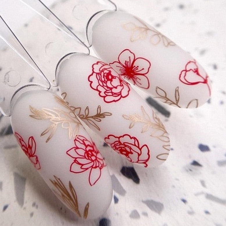 DARK Stamping Polish White Gold Metallic #21, 10ml