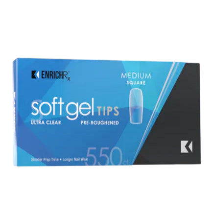Kupa - Gelfinity EnrichRx Soft Gel Tips Square Medium, 550pc