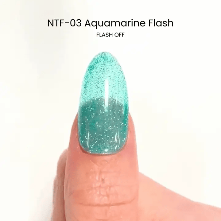 Nail Thoughts - NTF-03 Aquamarine Flash