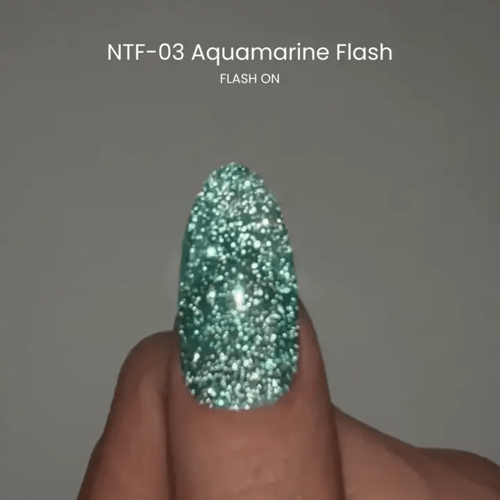 Nail Thoughts - NTF-03 Aquamarine Flash