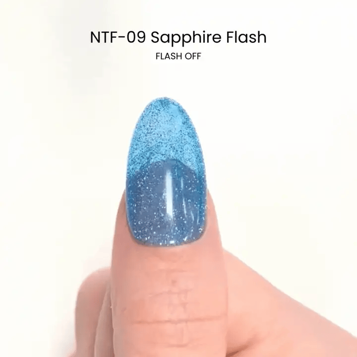Nail Thoughts - NTF-09 Sapphire Flash