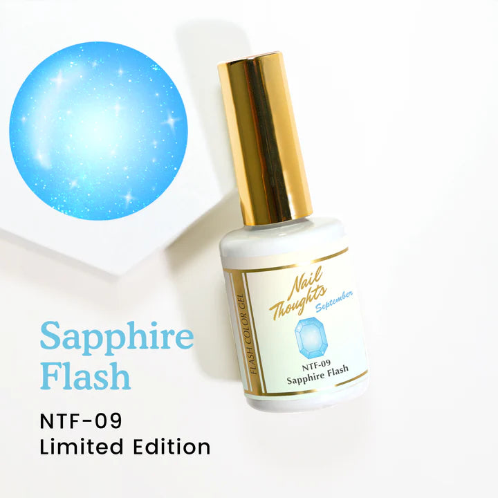 Nail Thoughts - NTF-09 Sapphire Flash