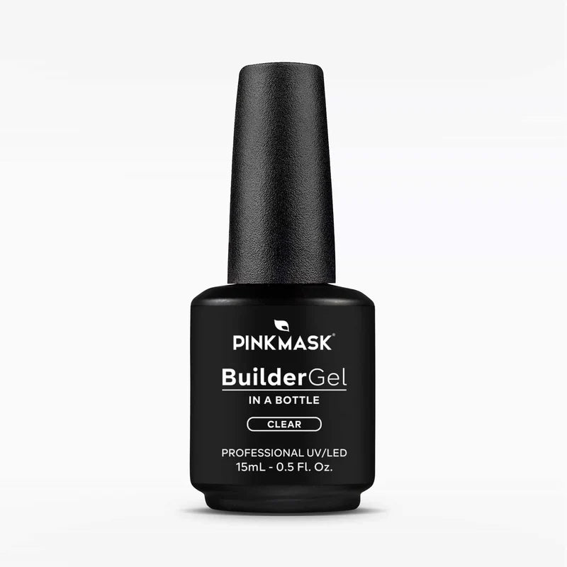 Pink Mask - Builder Gel Clear, 15ml and 30g
