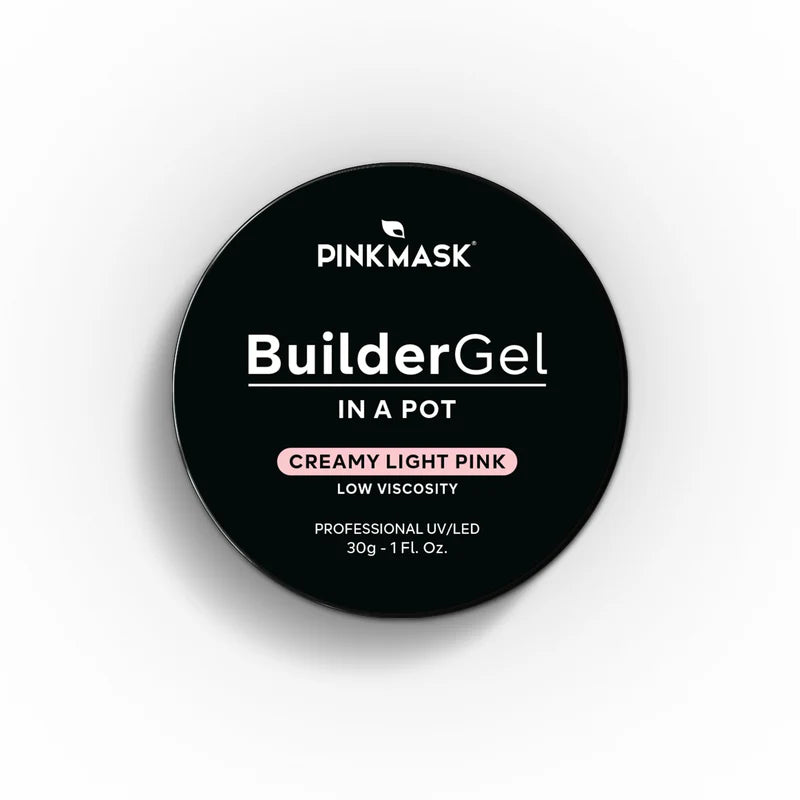 Pink Mask - Builder Gel in a Pot Creamy Light Pink