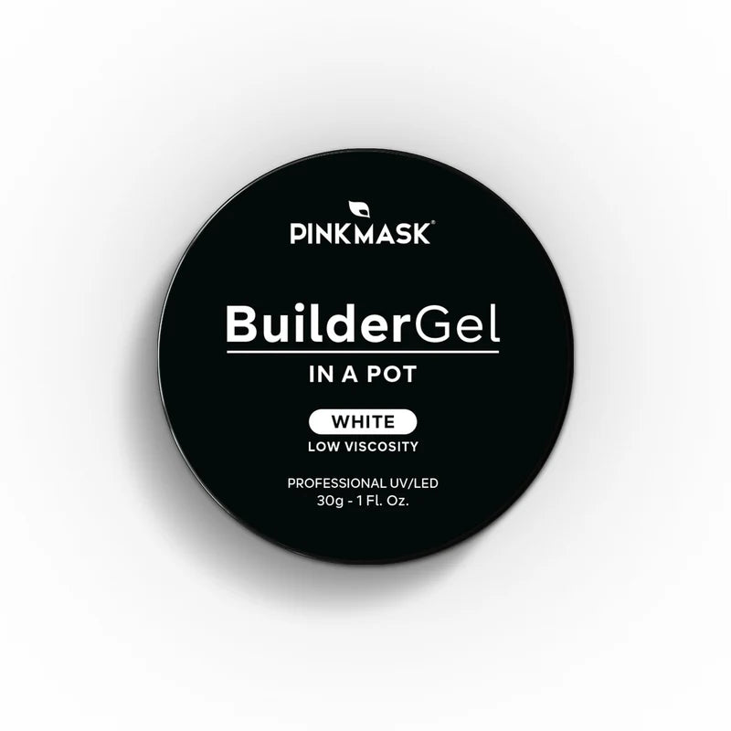 Pink Mask - Builder Gel White, 15ml and 30g