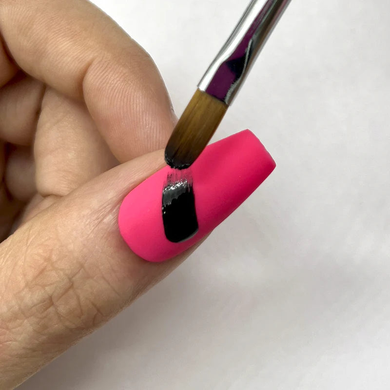 Pink Mask - Gel Brush Oval 06