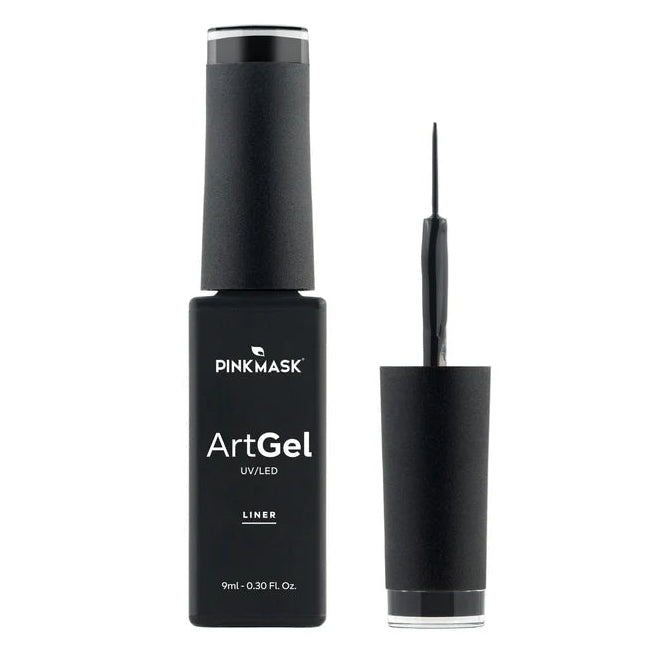 Pink Mask - Nail Art Gel Black
