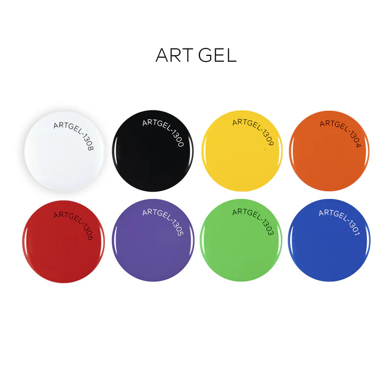 Pink Mask - Nail Art Gel Black