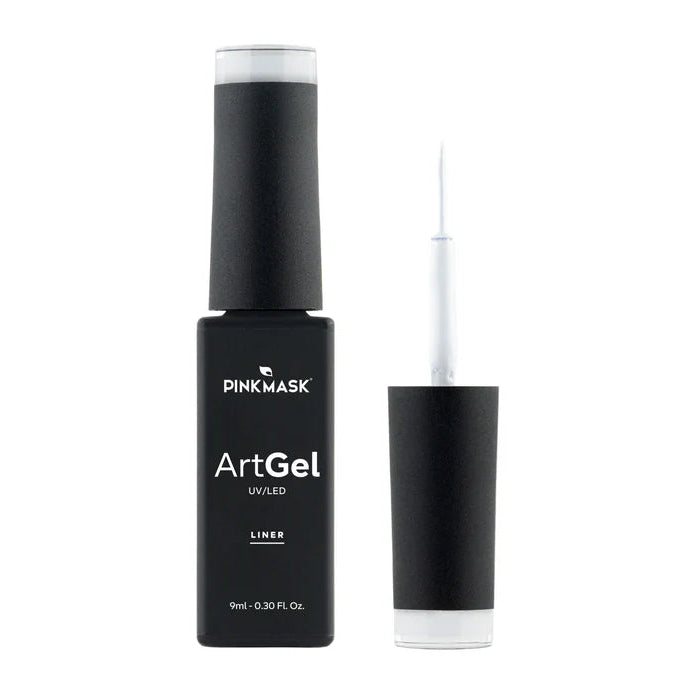 Pink Mask - Nail Art Gel White