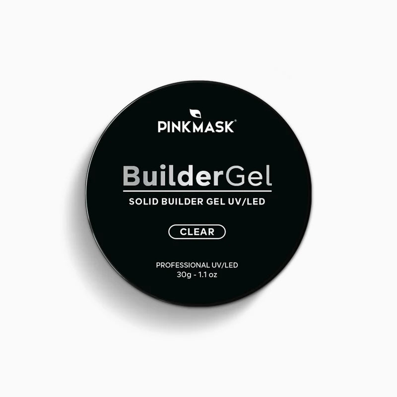 Pink Mask - Solid Builder Gel Clear
