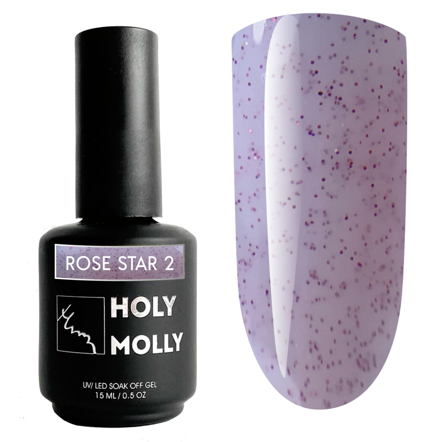 HOLY MOLLY Base Rose Star #2, 15ml