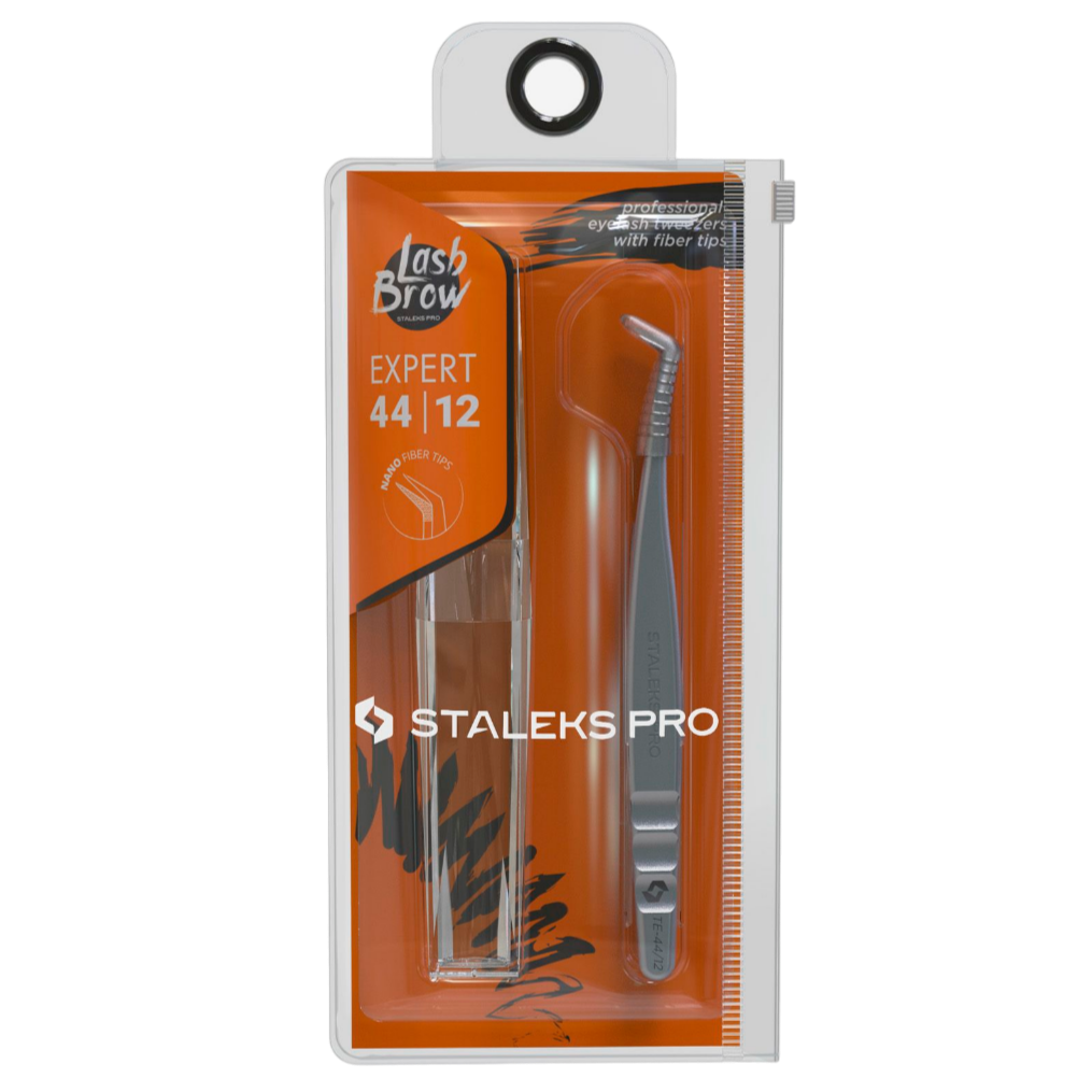 STALEKS PRO EXPERT 44 TYPE 12 PROFESSIONAL EYELASH TWEEZERS TE-44/12 - STALEKS™