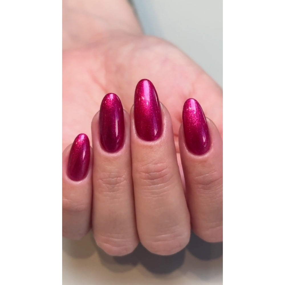 Fling Metallic Gel Polish – Bold Hot Pink Energy