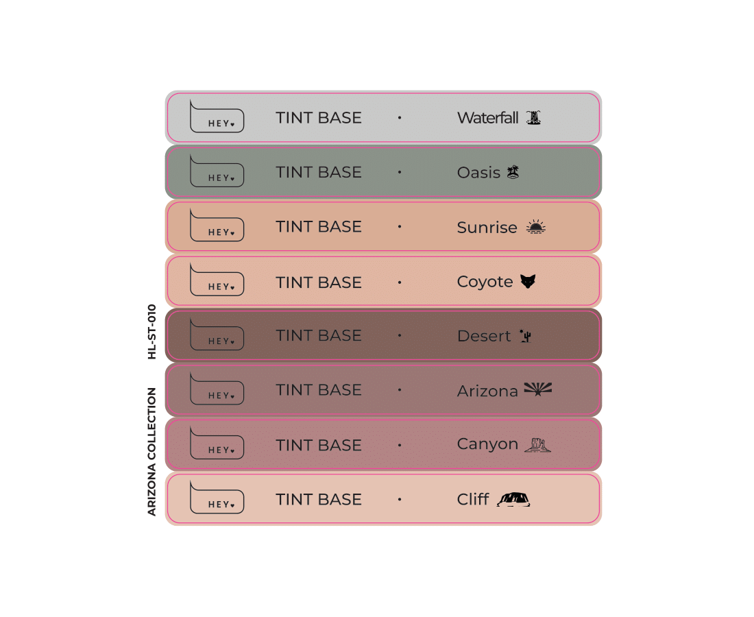 Stickers for swatches- Arizona collection- #10 - HeyLove