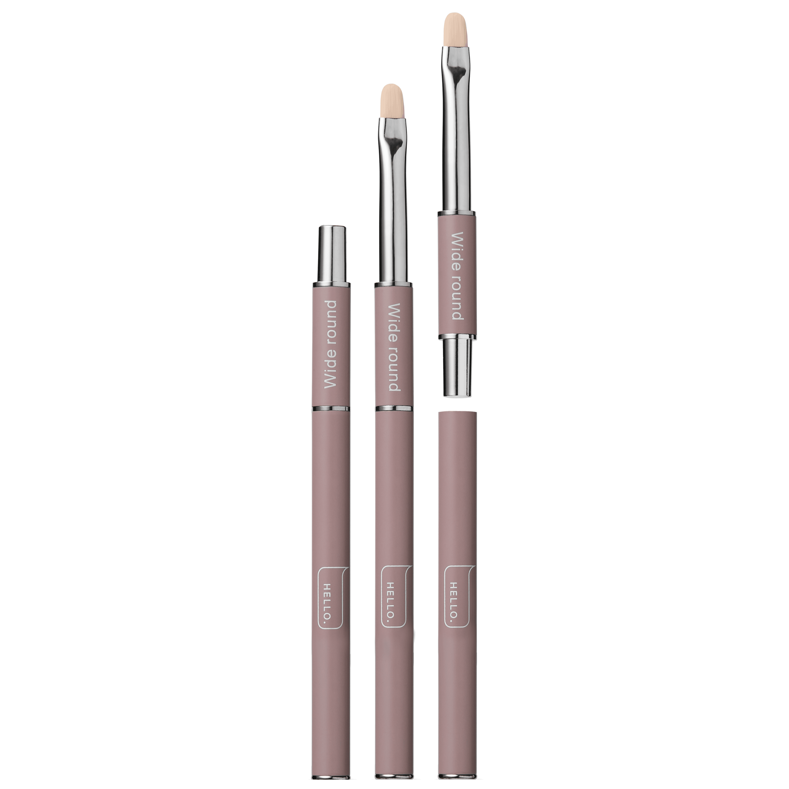 BRUSH WIDE ROUND, 1 PCS -HELLO™
