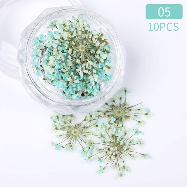 DRIED FLOWERS FOR NAIL ART DESIGN