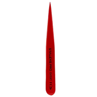 STALEKS PRO EXPERT 11 TYPE 5R EYEBROW TWEEZERS (POINT) RED TE-11/5R - STALEKS™