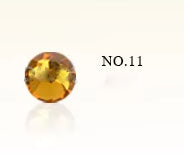 Crystal AB Nail Art Rhinestone Colorful AB Colors Flat Bottom Mixed Sizes 3D Nail Art Decoration