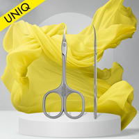Professional Cuticle Scissors "Ballerina" UNIQ 10 TYPE 4 -SQ-10/4- STALEKS