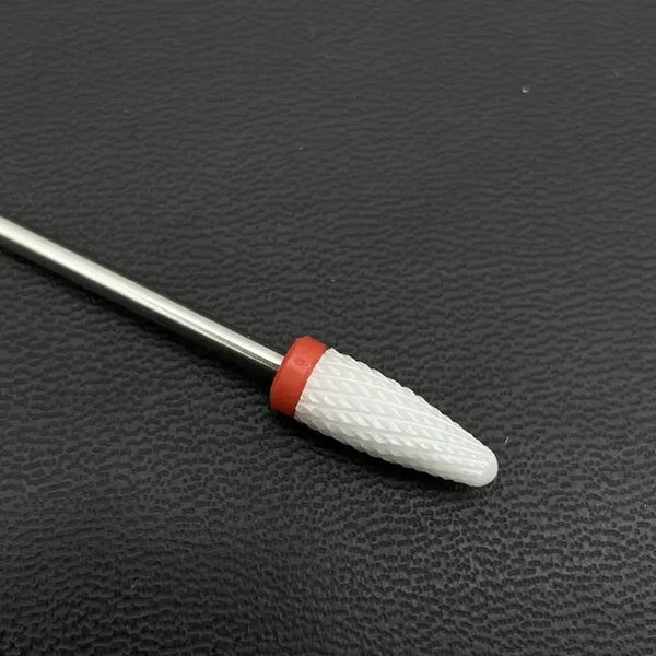 CERAMIC NAIL BIT FOR REMOVAL (CONE) RED #198, 1 PCS