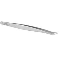 STALEKS PRO EXPERT 40 TYPE 13 PROFESSIONAL EYELASH TWEEZERS CURVED L-SHAPED, 40' TE-40/13 - STALEKS™