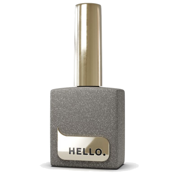 SILVER FLAKES MATTE TOP, 15 ML -HELLO™